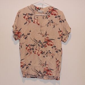 Gianni  Flora lPrint Blouse women size Medium